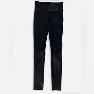 SPANX Faux Leather Leggings Black | High-Waisted | Size Small